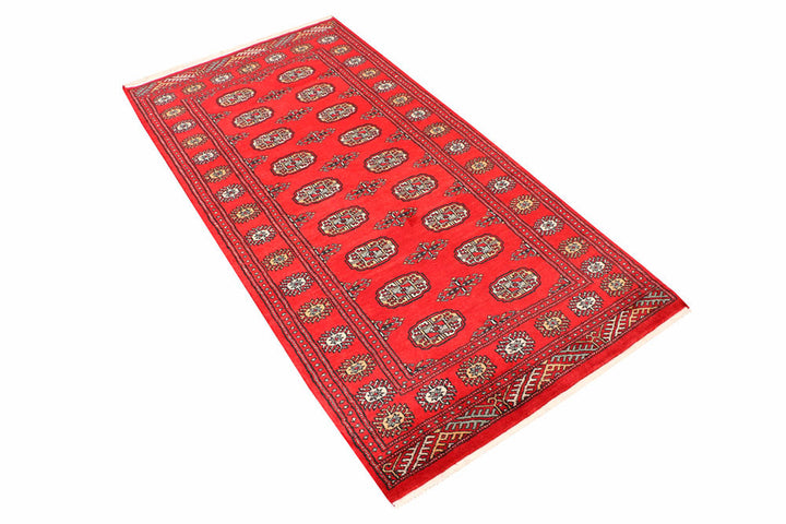 Dark Red Bokhara 3' 1 x 6' 1 - No. 41452 - ALRUG Rug Store