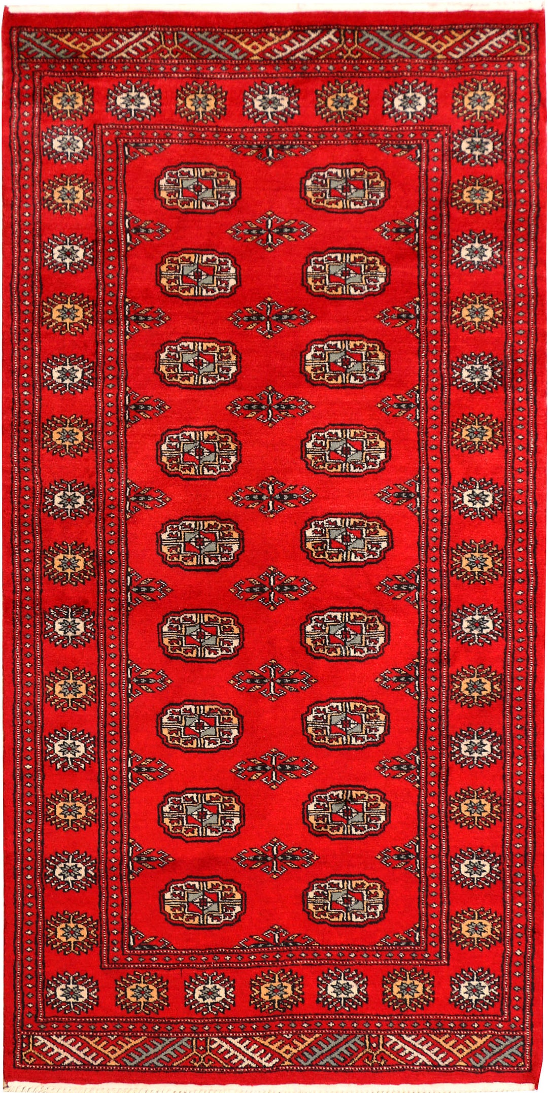 Dark Red Bokhara 3' 1 x 6' 1 - No. 41452 - ALRUG Rug Store