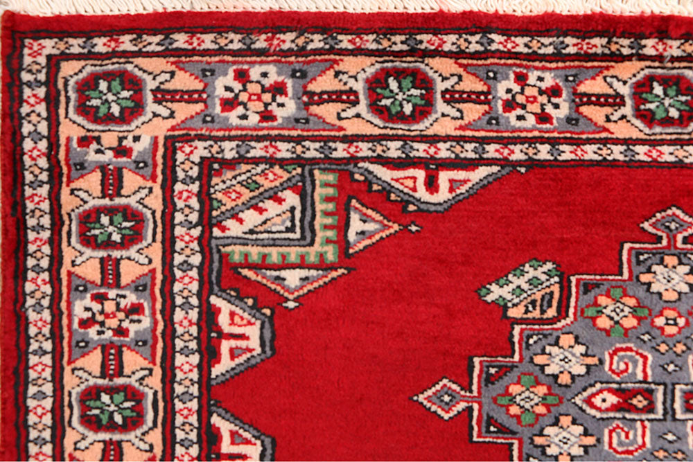 Dark Red Caucasian 3' 4 x 5' 10 - No. 41455 - ALRUG Rug Store