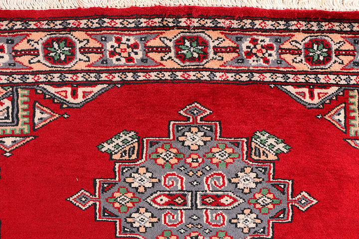 Dark Red Caucasian 3' 4 x 5' 10 - No. 41455 - ALRUG Rug Store