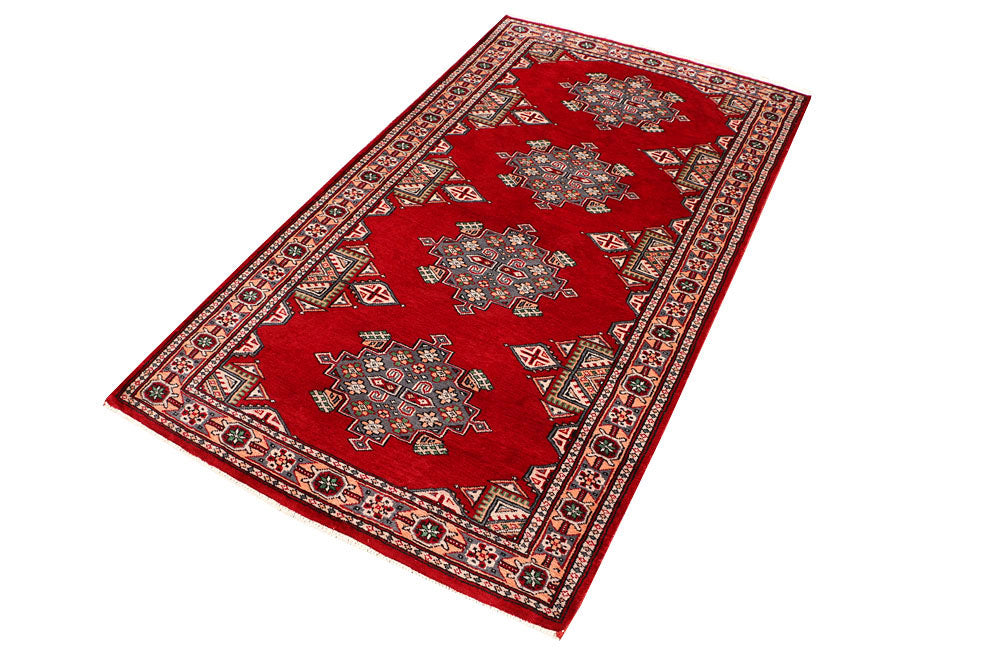 Dark Red Caucasian 3' 4 x 5' 10 - No. 41455 - ALRUG Rug Store