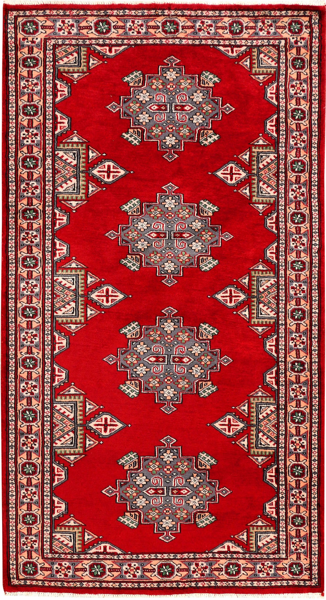 Dark Red Caucasian 3' 4 x 5' 10 - No. 41455 - ALRUG Rug Store