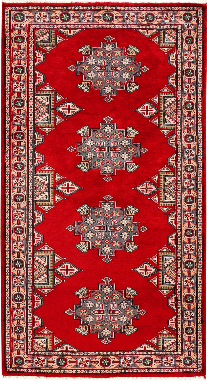 Dark Red Caucasian 3' 4 x 5' 10 - No. 41455 - ALRUG Rug Store