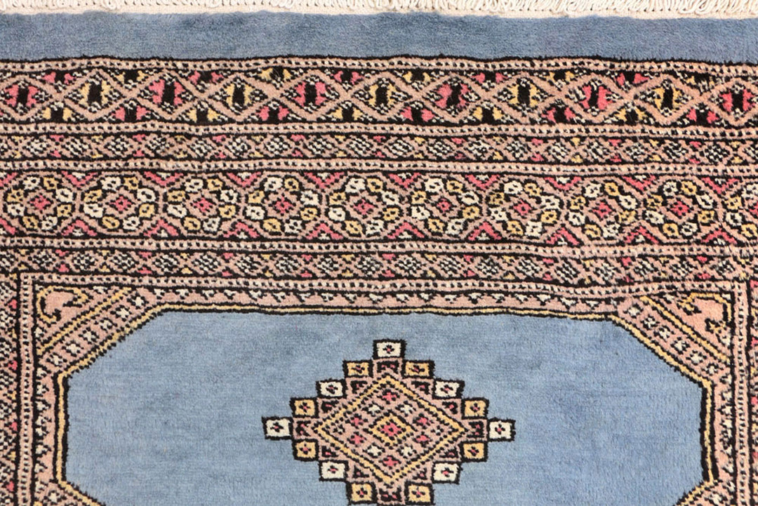 Steel Blue Jaldar 3'  1" x 5'  7" - No. QA42497