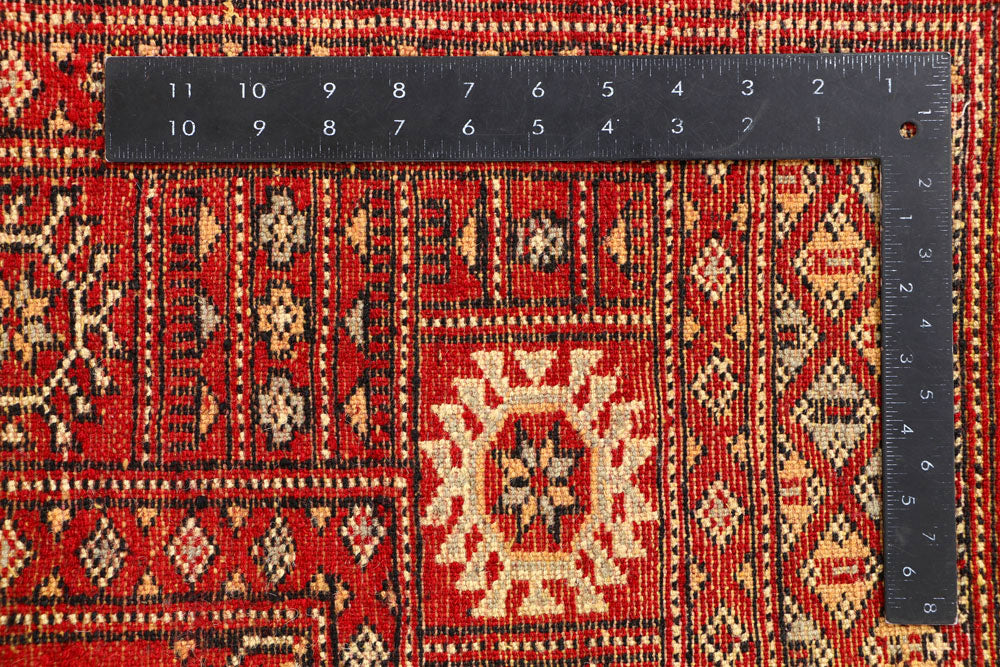 Red Bokhara 3' 2 x 5' 7 - No. 41467 - ALRUG Rug Store