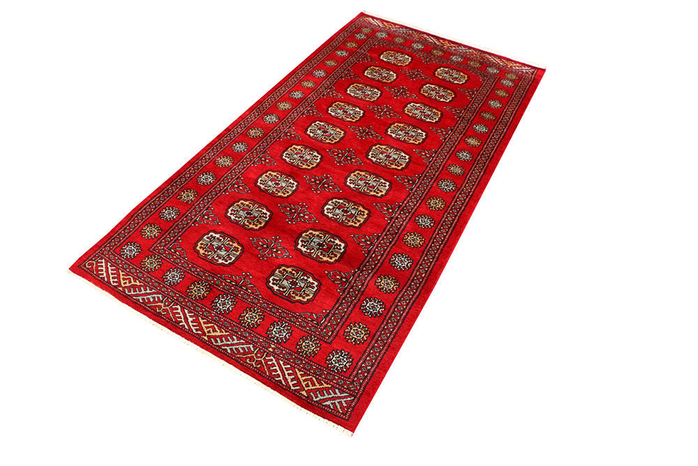Dark Red Bokhara 3' 1 x 6' - No. 41473 - ALRUG Rug Store