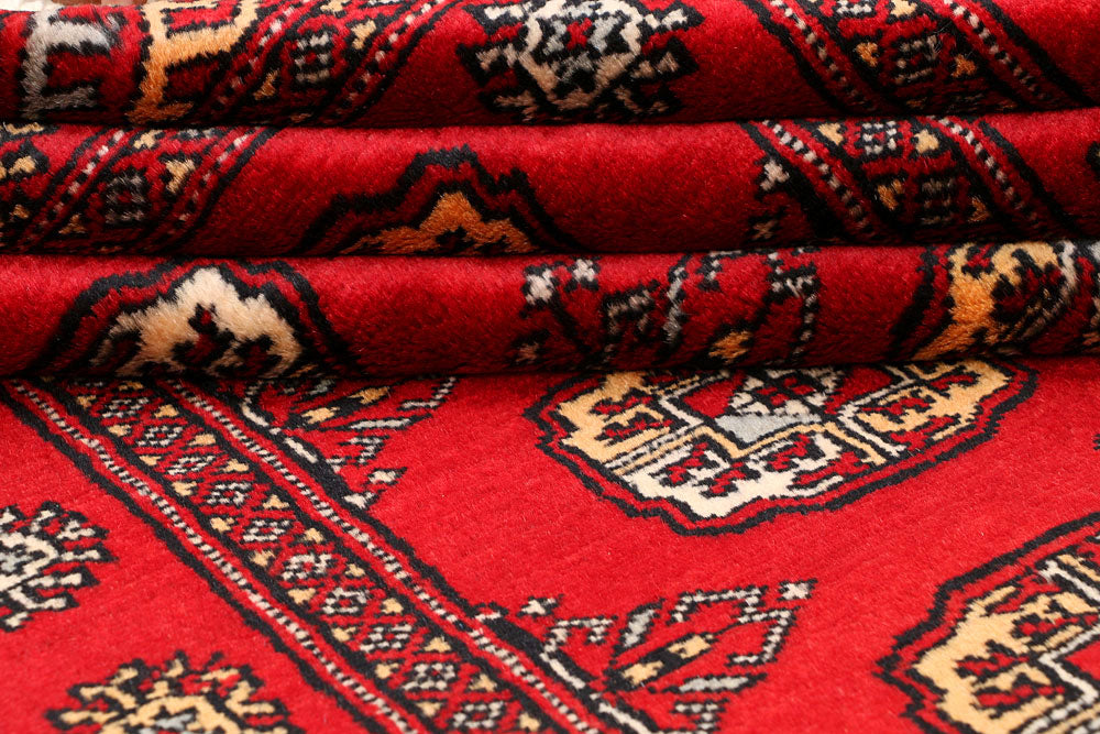 Dark Red Bokhara 3' 1 x 6' - No. 41473 - ALRUG Rug Store