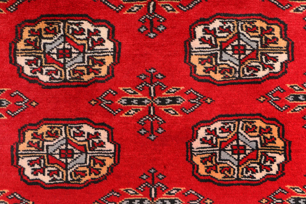 Dark Red Bokhara 3' x 6' - No. 41481 - ALRUG Rug Store