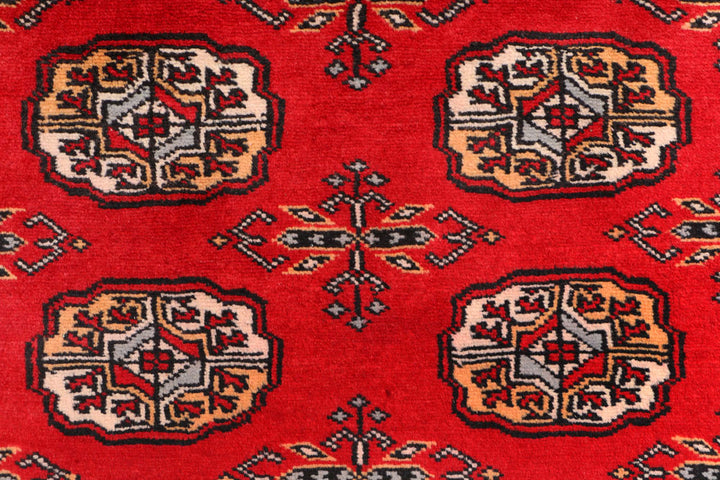 Dark Red Bokhara 3' x 6' - No. 41481 - ALRUG Rug Store