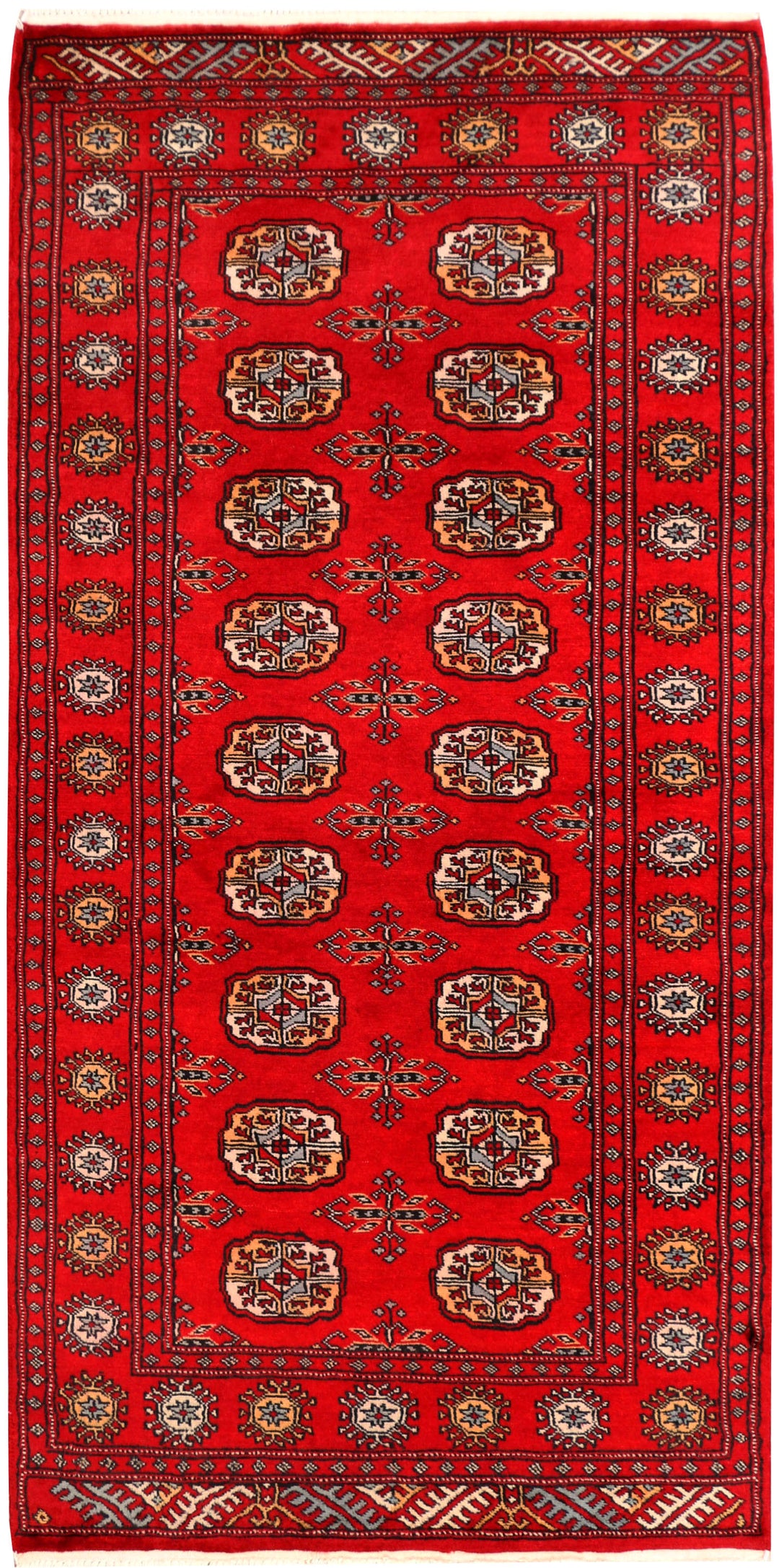 Dark Red Bokhara 3' x 6' - No. 41481 - ALRUG Rug Store