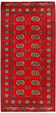 Dark Red Bokhara 3'  x" 6' " - No. QA64318