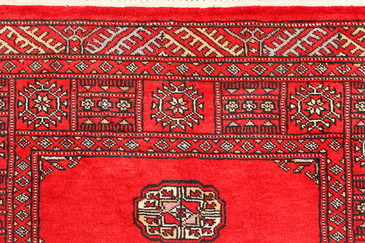 Red Bokhara 3' 1 x 5' 7 - No. 41483 - ALRUG Rug Store