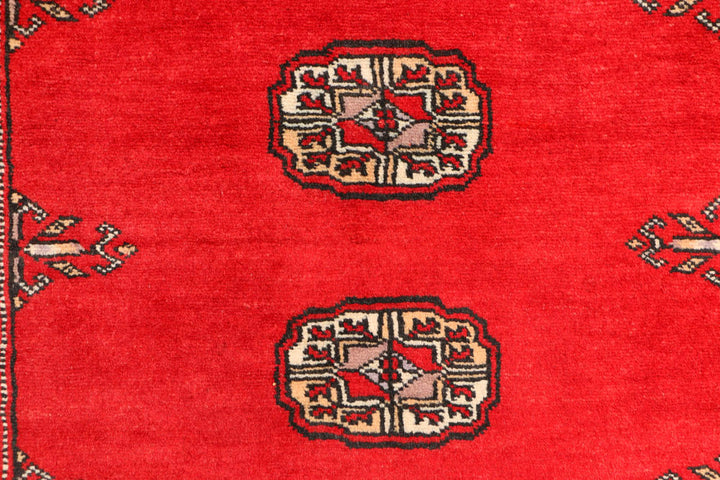 Red Bokhara 3' 1 x 5' 7 - No. 41483 - ALRUG Rug Store