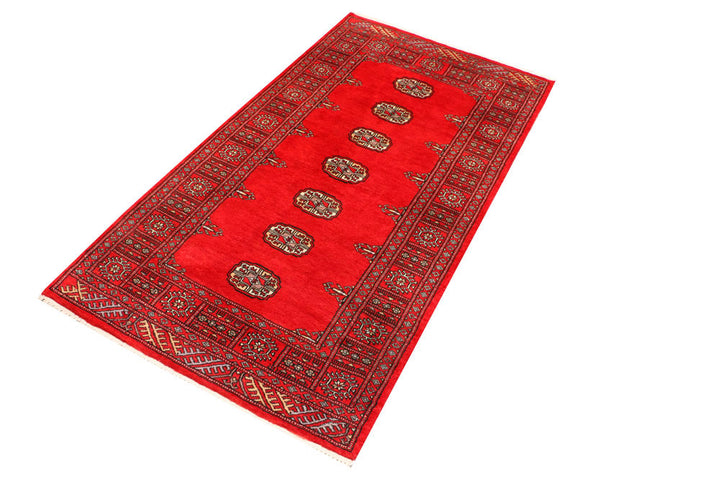 Red Bokhara 3' 1 x 5' 7 - No. 41483 - ALRUG Rug Store