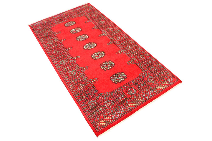 Red Bokhara 3' 1 x 5' 7 - No. 41483 - ALRUG Rug Store