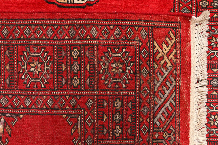 Red Bokhara 3' 1 x 5' 7 - No. 41483 - ALRUG Rug Store