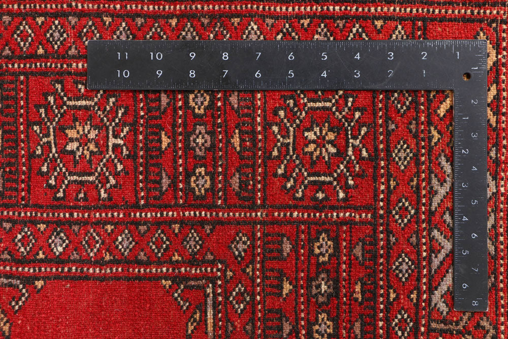 Red Bokhara 3' 1 x 5' 7 - No. 41483 - ALRUG Rug Store