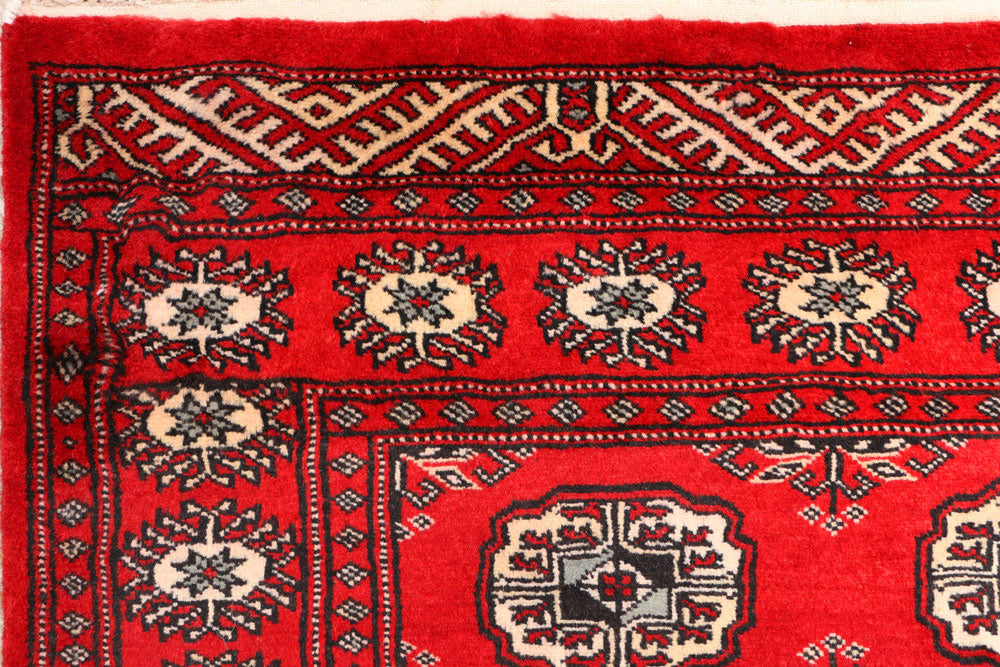 Red Bokhara 3' 3 x 6' 3 - No. 41485 - ALRUG Rug Store