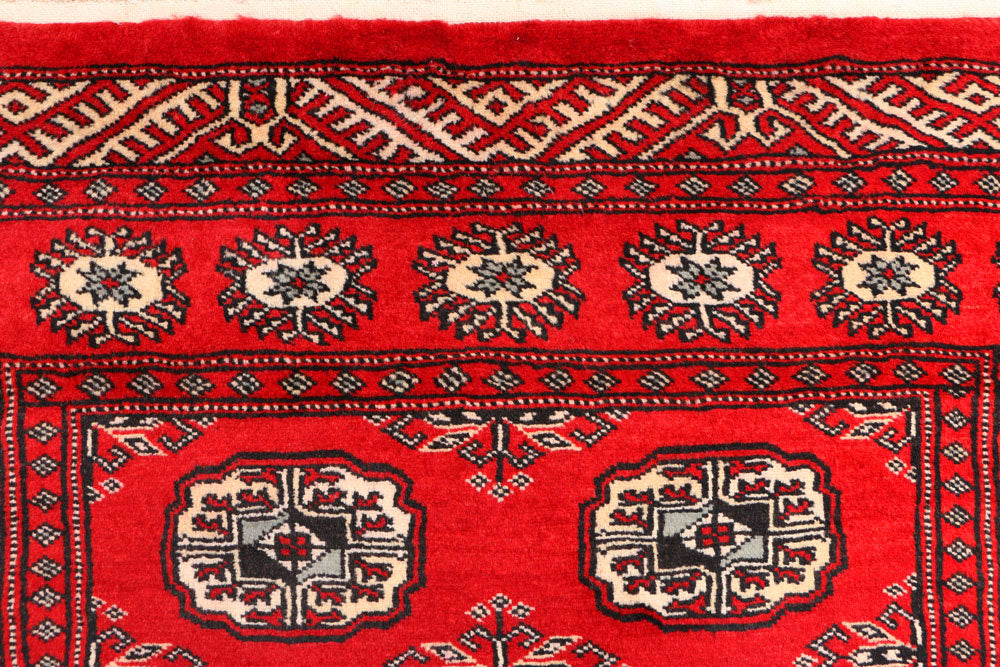 Red Bokhara 3' 3 x 6' 3 - No. 41485 - ALRUG Rug Store