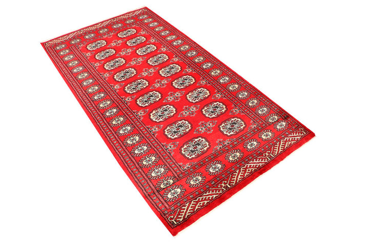 Red Bokhara 3' 3 x 6' 3 - No. 41485 - ALRUG Rug Store