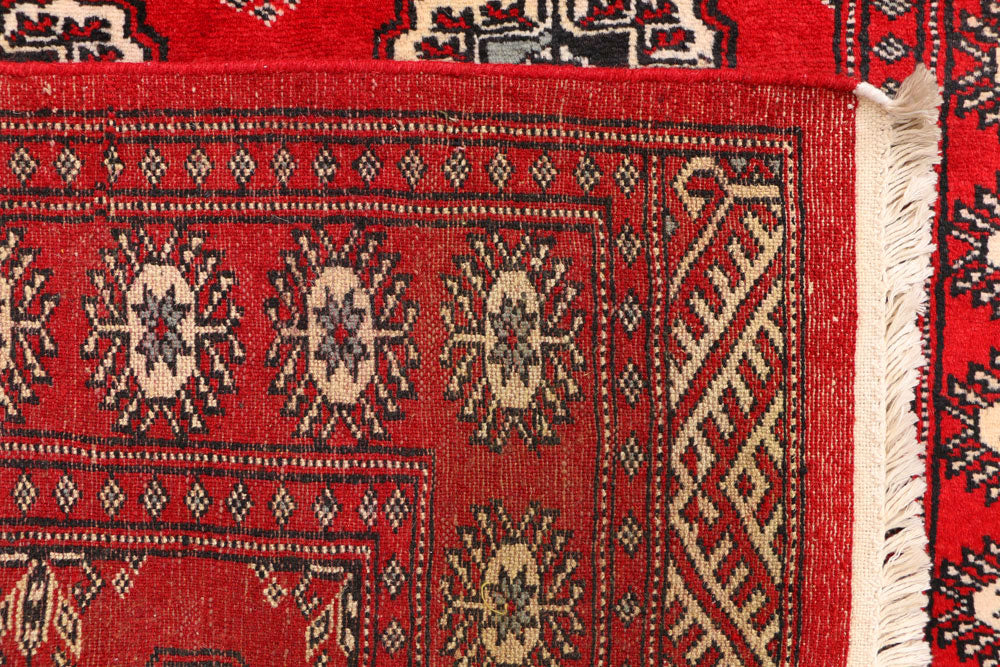 Red Bokhara 3' 3 x 6' 3 - No. 41485 - ALRUG Rug Store