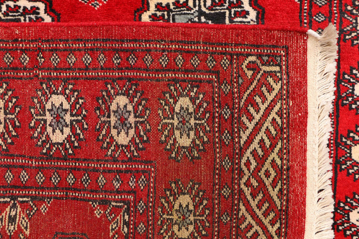 Red Bokhara 3' 3 x 6' 3 - No. 41485 - ALRUG Rug Store