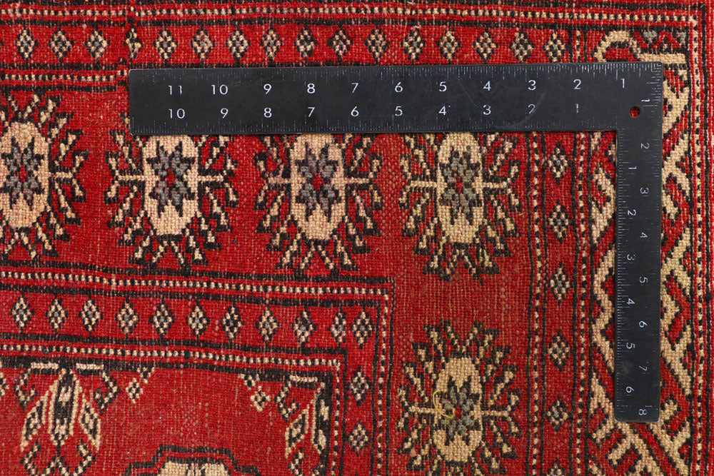 Red Bokhara 3' 3 x 6' 3 - No. 41485 - ALRUG Rug Store