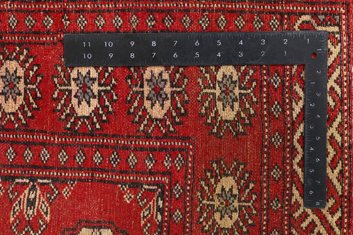 Red Bokhara 3' 3 x 6' 3 - No. 41485 - ALRUG Rug Store