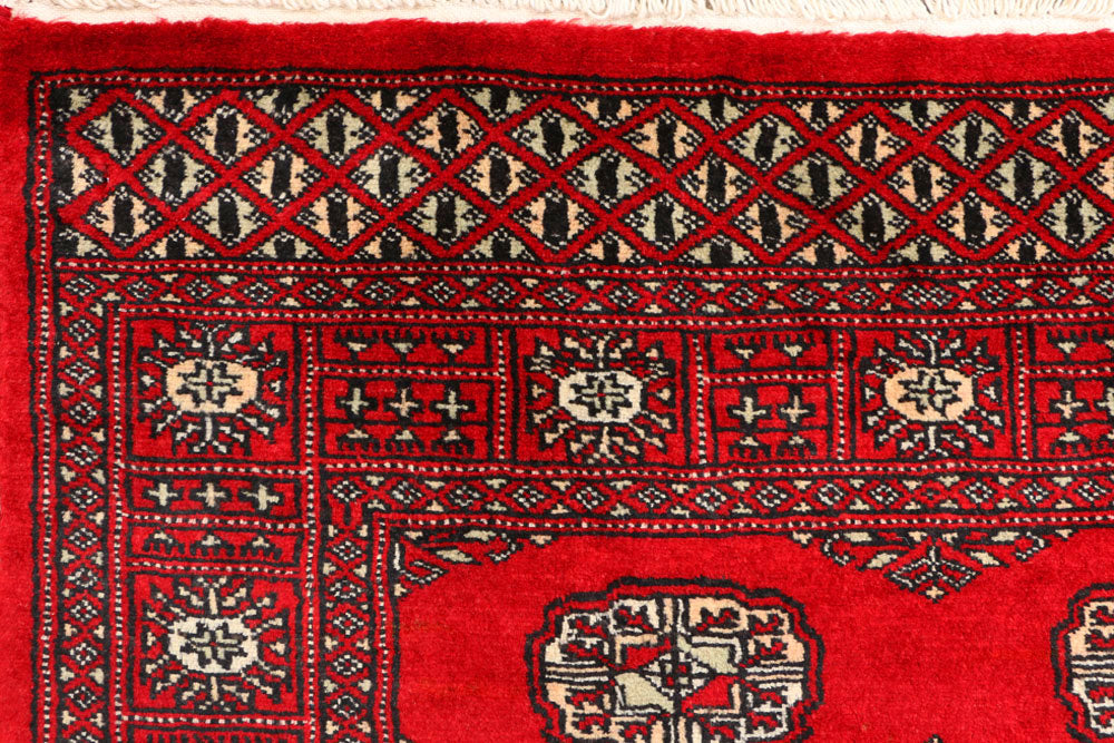 Red Bokhara 3' 1 x 5' 4 - No. 41486 - ALRUG Rug Store