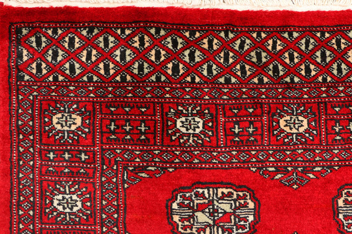 Red Bokhara 3' 1 x 5' 4 - No. 41486 - ALRUG Rug Store