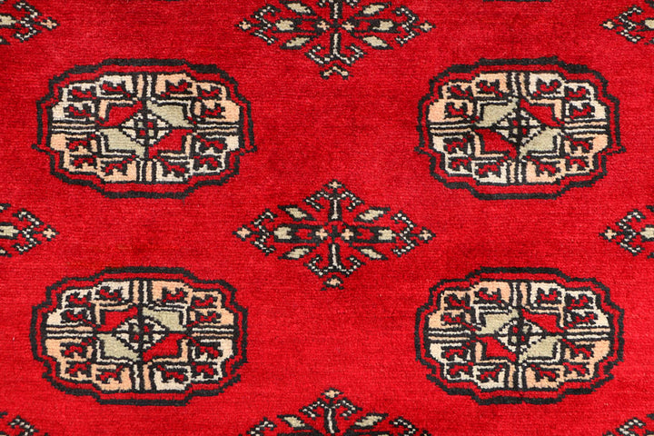 Red Bokhara 3' 1 x 5' 4 - No. 41486 - ALRUG Rug Store