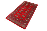 Red Bokhara 3' 1 x 5' 4 - No. 41486 - ALRUG Rug Store