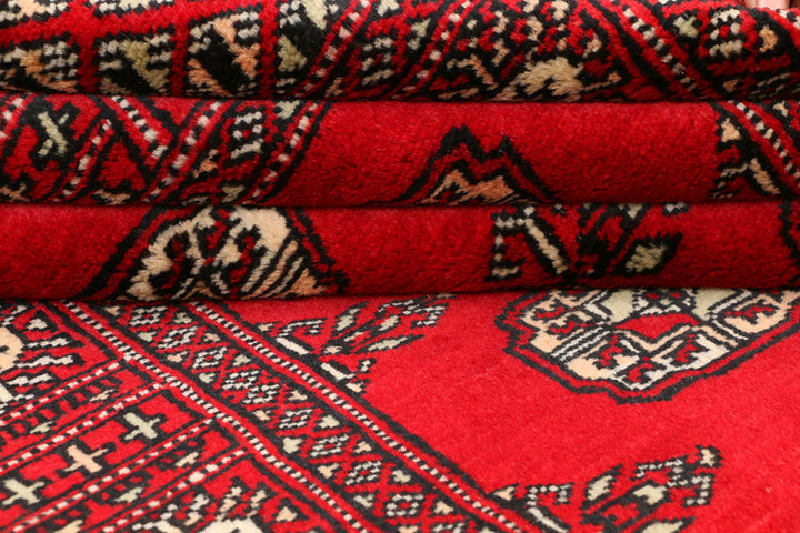 Red Bokhara 3' 1 x 5' 4 - No. 41486 - ALRUG Rug Store