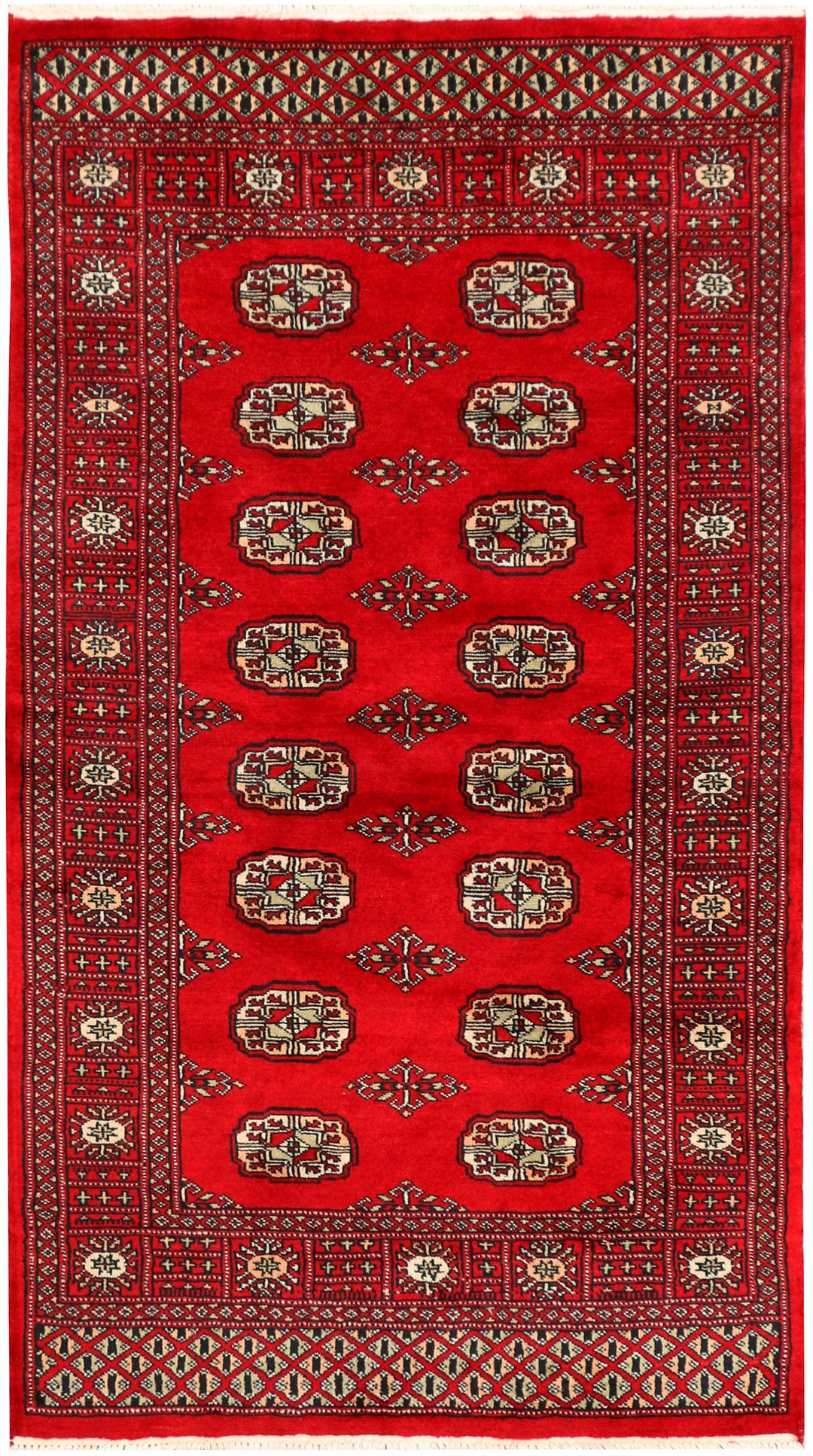 Red Bokhara 3' 1 x 5' 4 - No. 41486 - ALRUG Rug Store