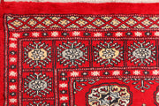 Red Bokhara 3' 1 x 5' 6 - No. 41489 - ALRUG Rug Store