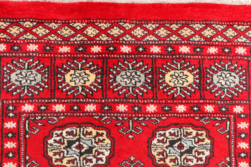 Red Bokhara 3' 1 x 5' 6 - No. 41489 - ALRUG Rug Store