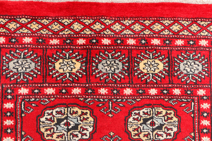 Red Bokhara 3' 1 x 5' 6 - No. 41489 - ALRUG Rug Store