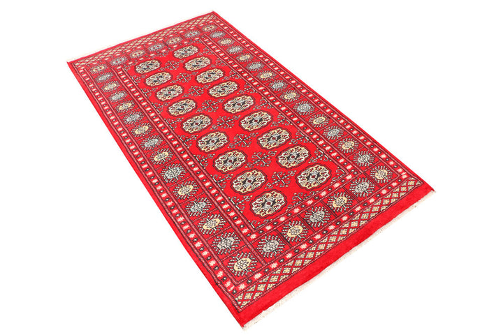 Red Bokhara 3' 1 x 5' 6 - No. 41489 - ALRUG Rug Store
