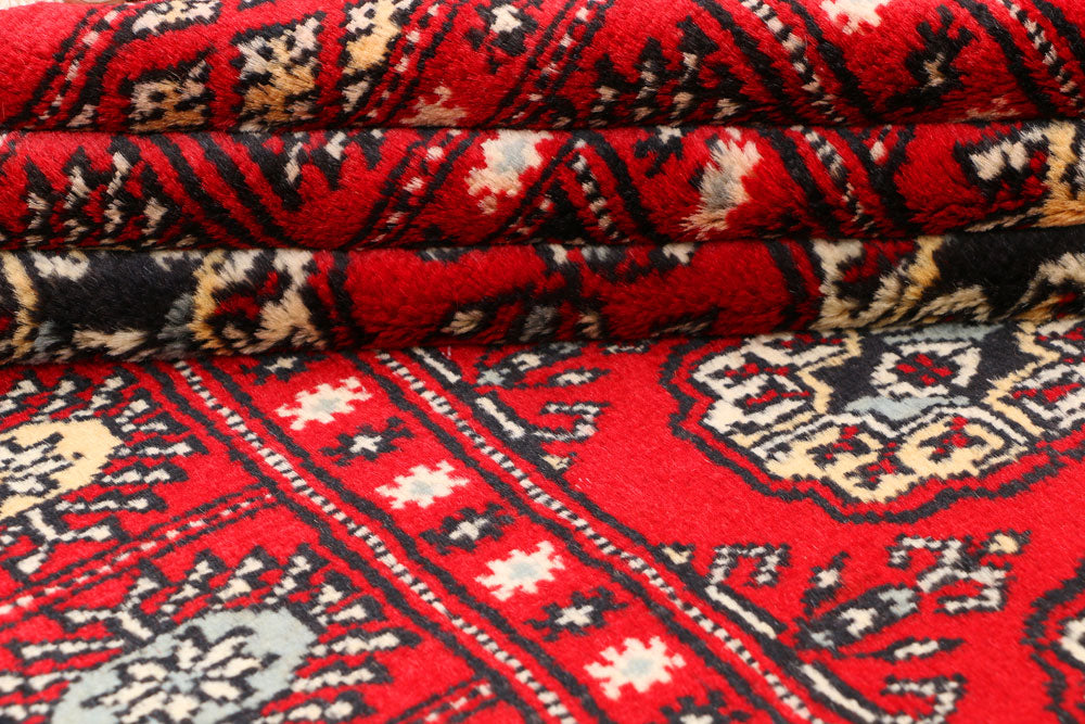 Red Bokhara 3' 1 x 5' 6 - No. 41489 - ALRUG Rug Store
