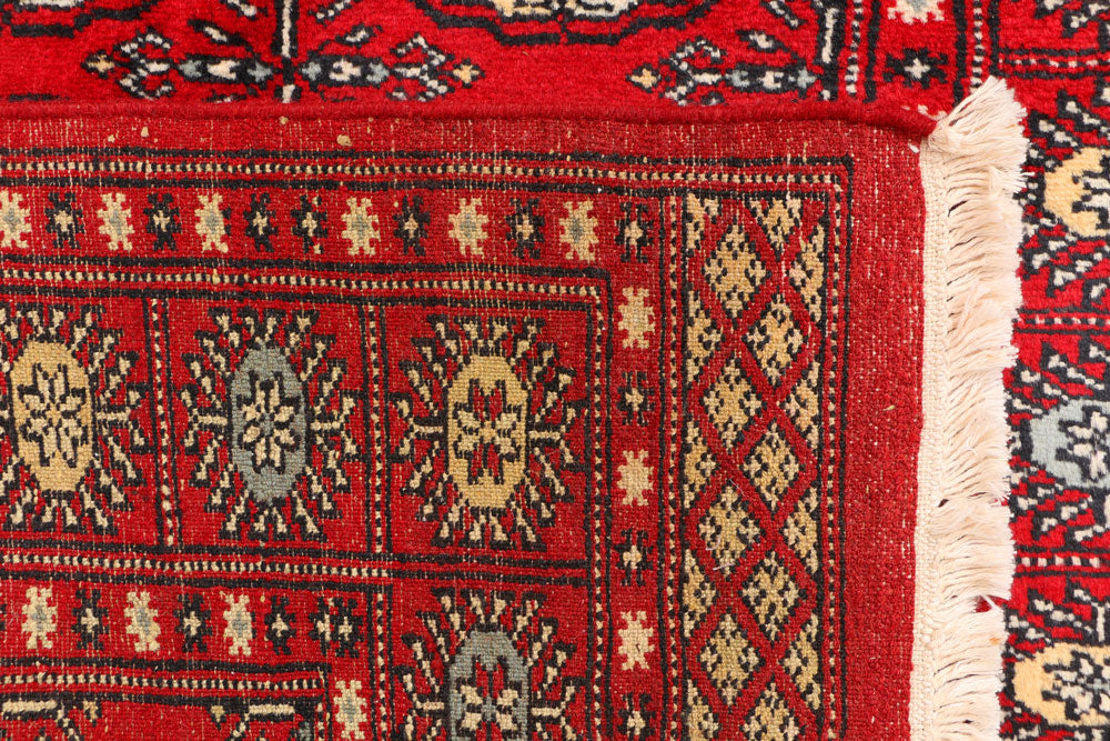 Red Bokhara 3' 1 x 5' 6 - No. 41489 - ALRUG Rug Store