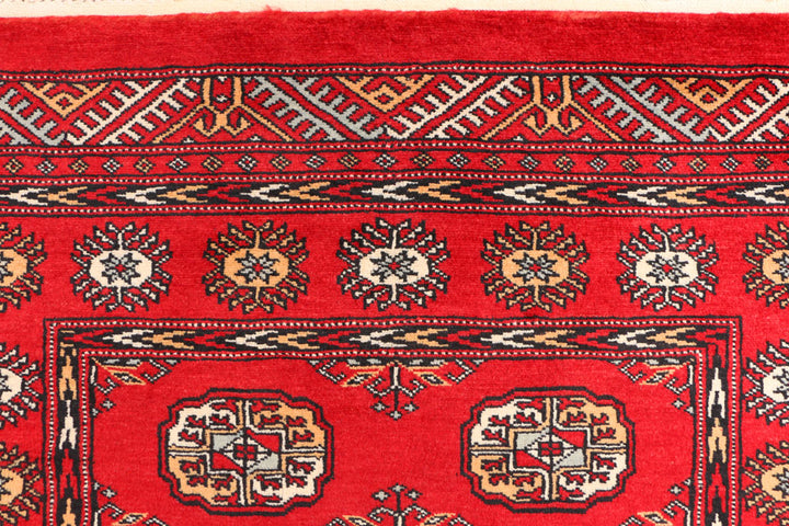 Red Bokhara 3' 1 x 5' 7 - No. 41490 - ALRUG Rug Store