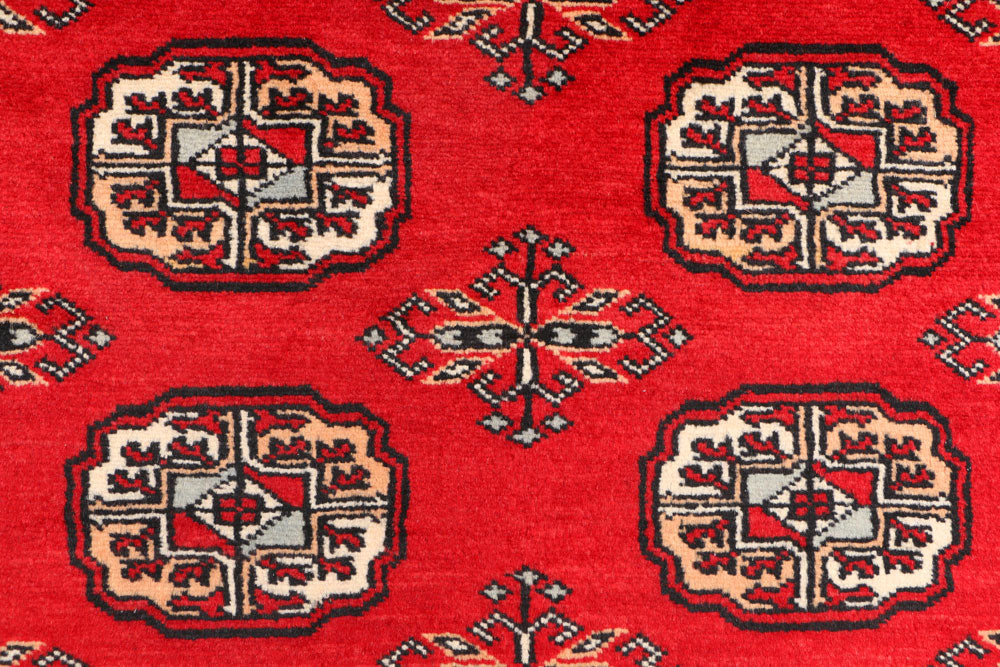 Red Bokhara 3' 1 x 5' 7 - No. 41490 - ALRUG Rug Store