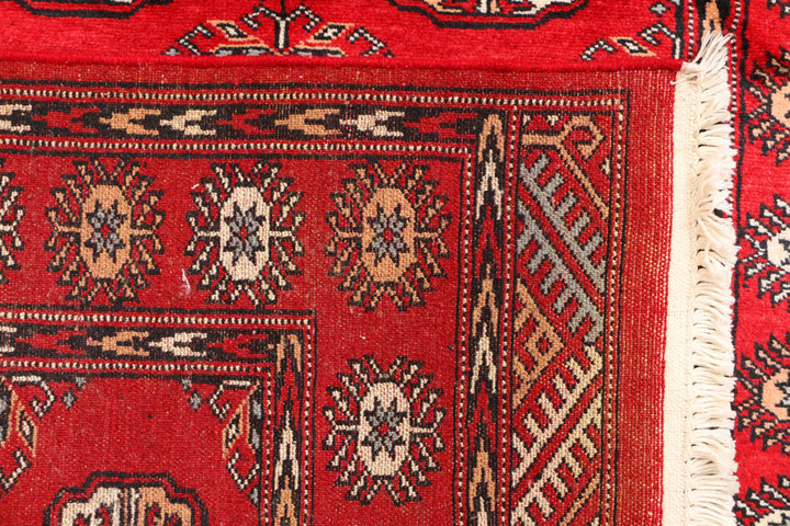 Red Bokhara 3' 1 x 5' 7 - No. 41490 - ALRUG Rug Store