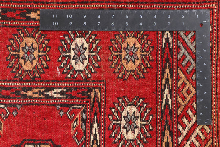 Red Bokhara 3' 1 x 5' 7 - No. 41490 - ALRUG Rug Store