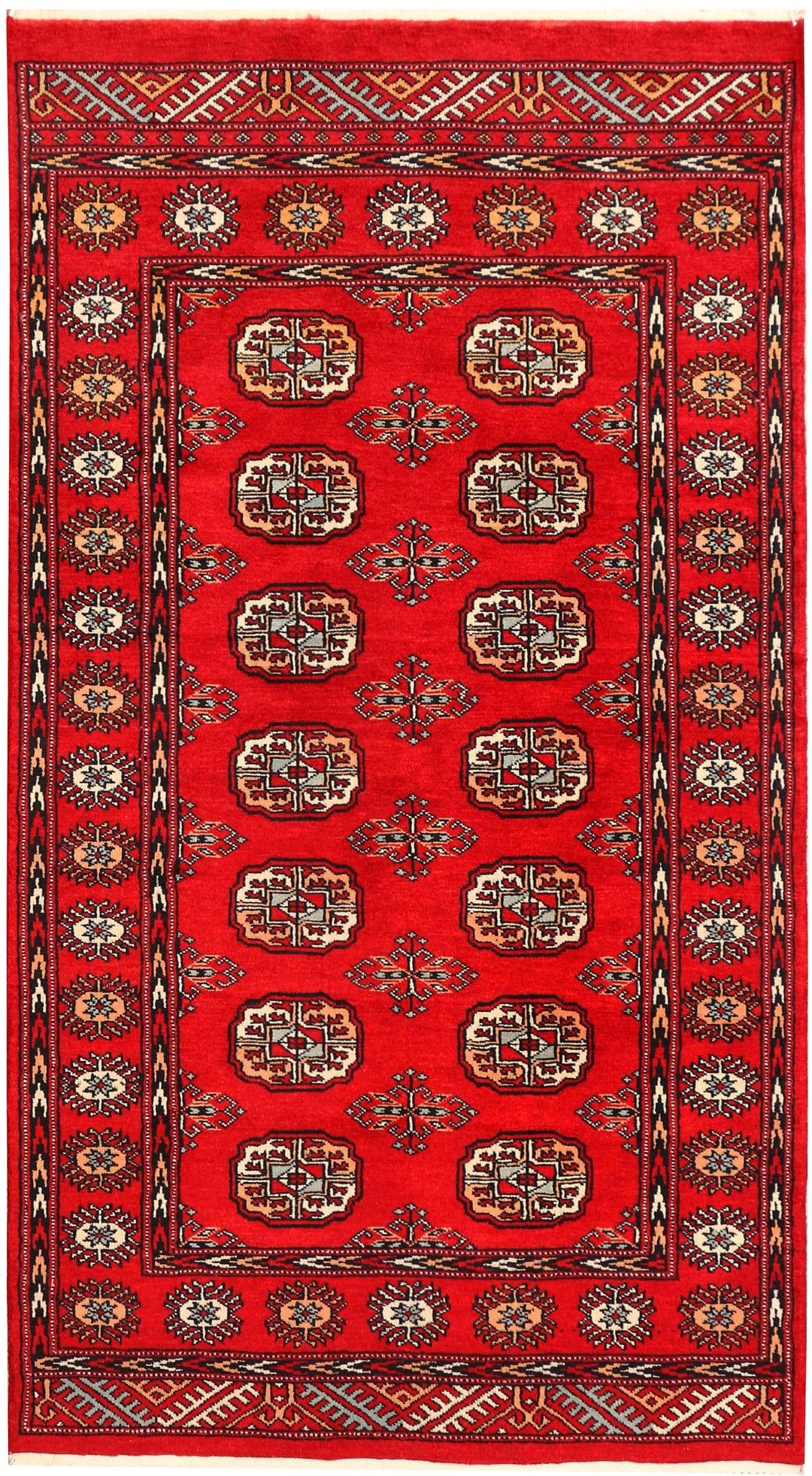 Red Bokhara 3' 1 x 5' 7 - No. 41490 - ALRUG Rug Store