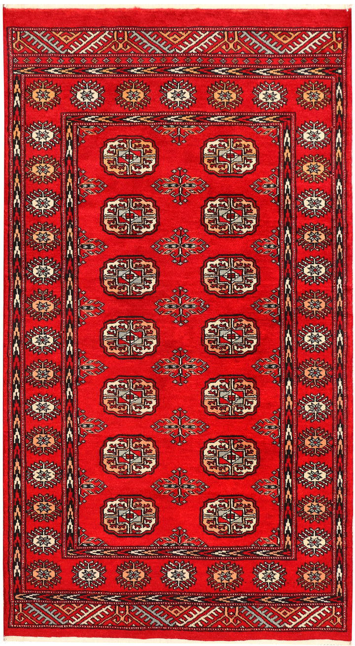 Red Bokhara 3' 1 x 5' 7 - No. 41490 - ALRUG Rug Store