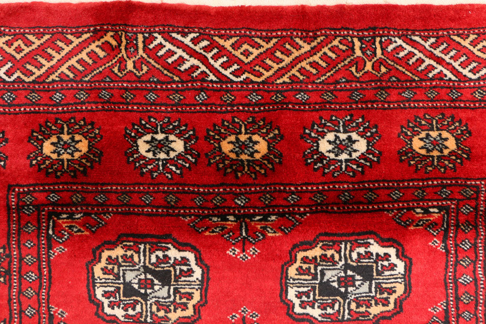 Red Bokhara 3' 2 x 6' 8 - No. 41491 - ALRUG Rug Store