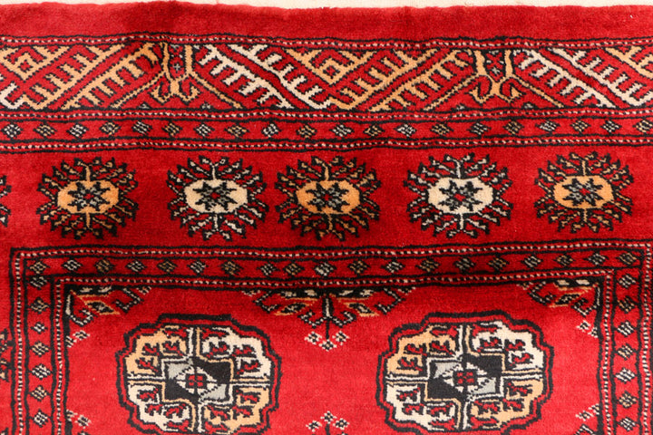 Red Bokhara 3' 2 x 6' 8 - No. 41491 - ALRUG Rug Store