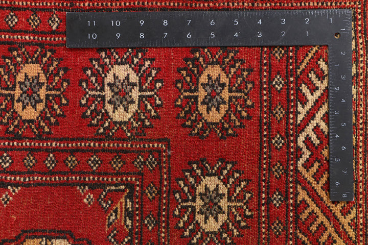 Red Bokhara 3' 2 x 6' 8 - No. 41491 - ALRUG Rug Store