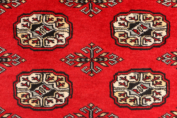 Red Bokhara 3' 2 x 5' 5 - No. 41493 - ALRUG Rug Store